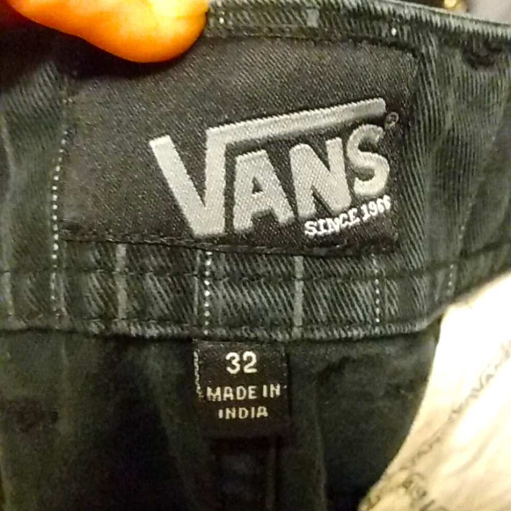 "VINTAGE" VANS+ Dickie's COLAB!! OLD SKOOL Pinstriped Punk ☠️☠️ shorts 2011